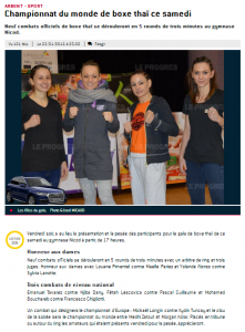 le progrès 2016 ils en parlent : article le progrès